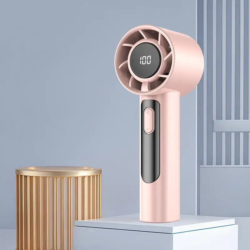Xiaomi Portable Fan: 100 Speeds, USB Rechargeable, Mini Turbo