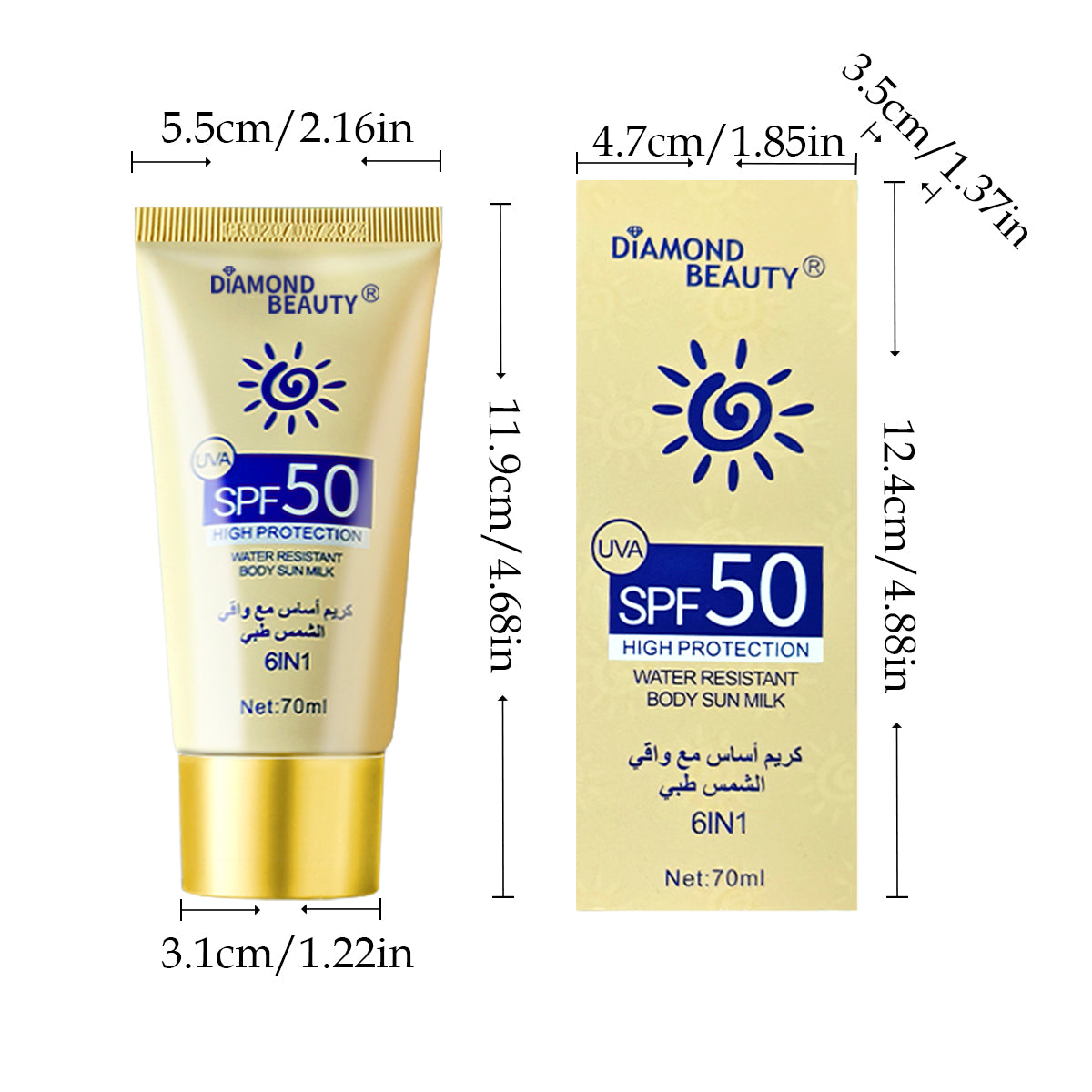 Sunscreen SPF50: Oil Control & Moisturizing Skin Care