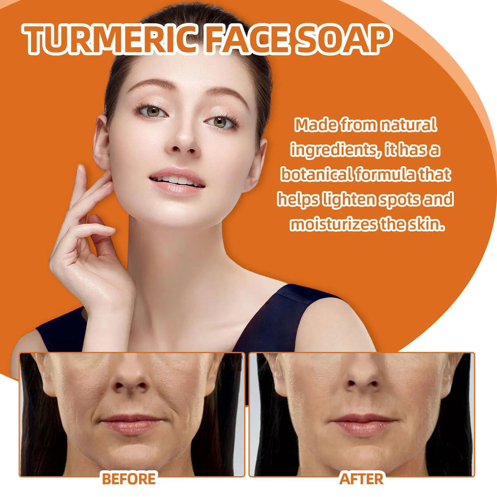 Turmeric Soap 1/3/5PCS: Repair & Moisturize Facial Cleanse