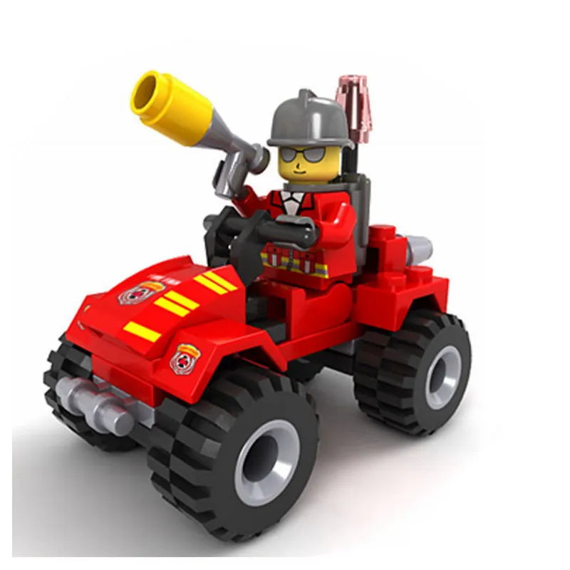 SLUBAN Girl Food Truck Building Blocks Toy Set