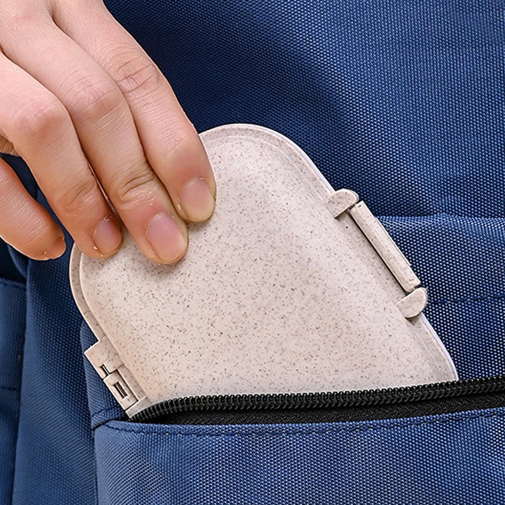 Travel Pill Organizer, 8 Compartments, Moisture-Proof Case