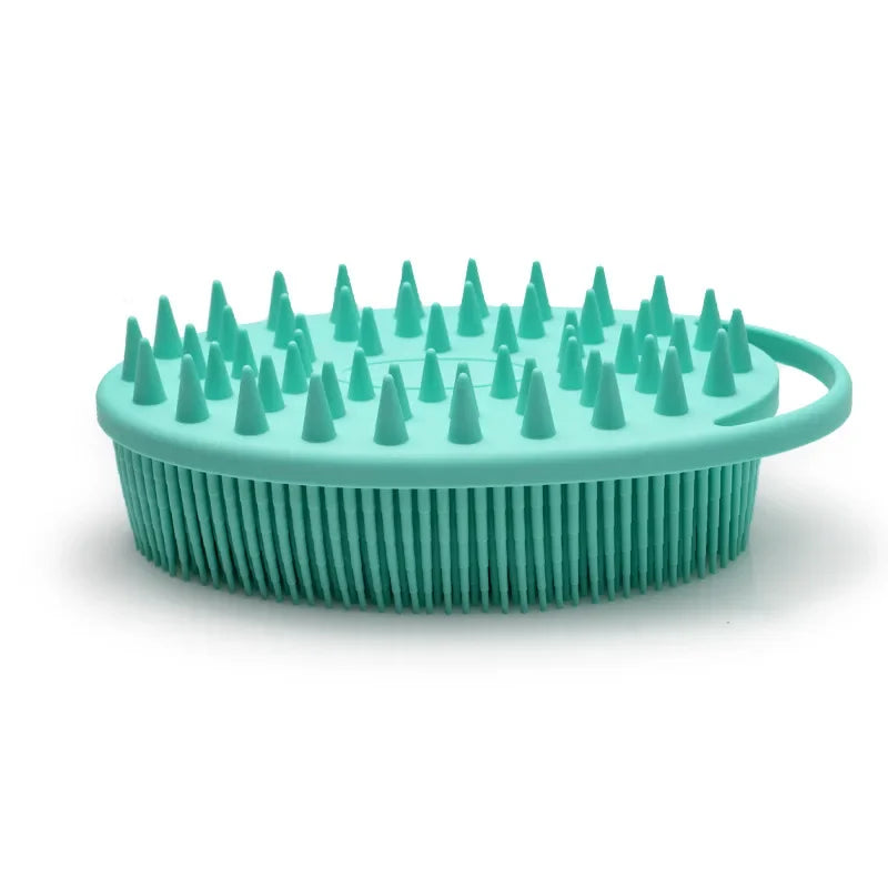 Exfoliating Silicone Body Brush - 2-in-1 Bath & Scalp Massager