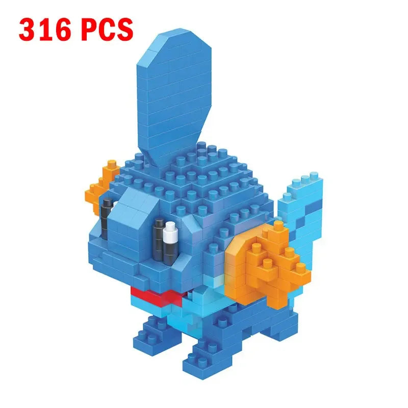 Pokemon Nanoblock Pikachu Set - 66pcs Educational Toy
