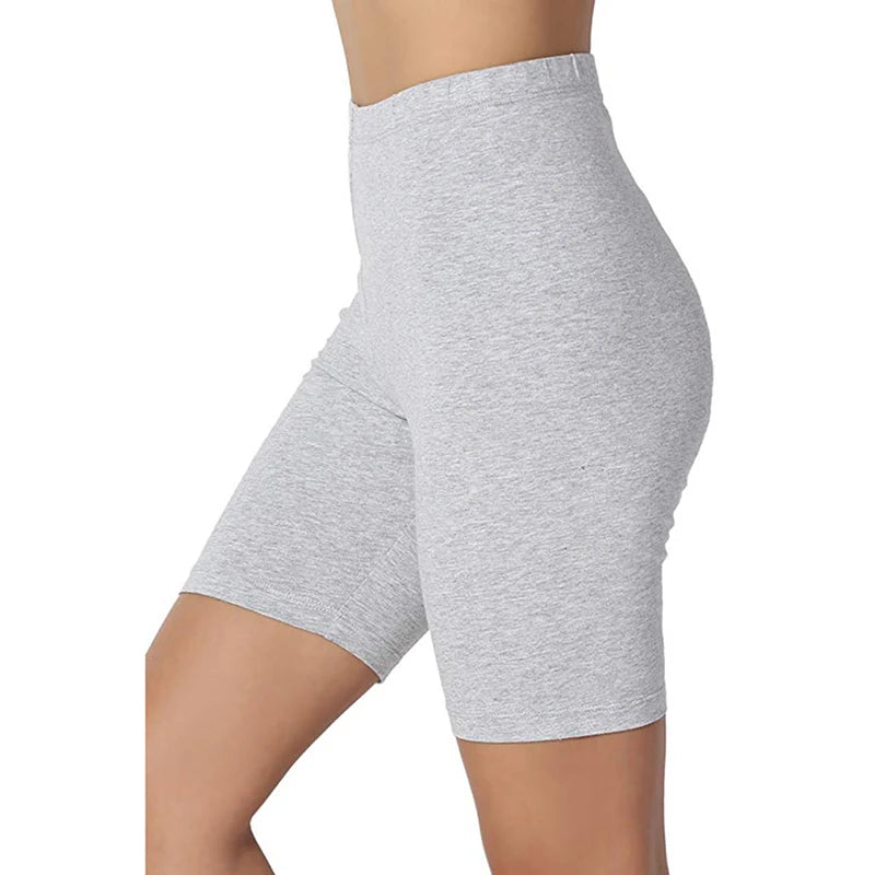 Women’s High-Waist Biker Shorts - Thin Fitness Summer Wear