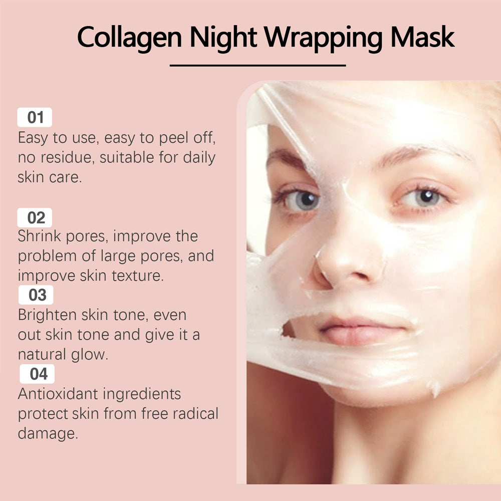 hoygi  Collagen Peel Off Mask Set - Deep Hydration Overnight Care