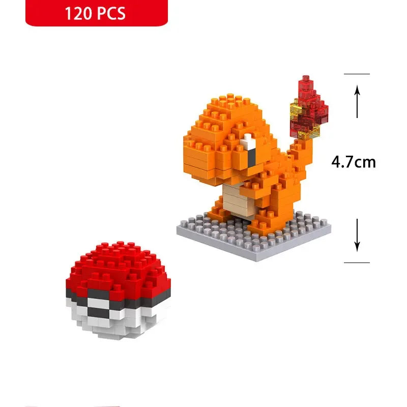 Pokemon Nanoblock Pikachu Set - 66pcs Educational Toy