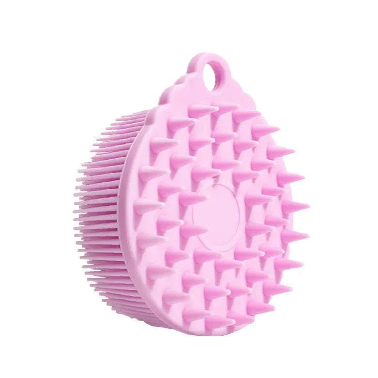 Exfoliating Silicone Body Brush - 2-in-1 Bath & Scalp Massager