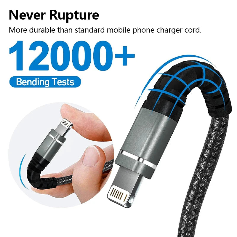 Lightning Cable USB Fast Charger for iPhone 14 13 12 11 Pro