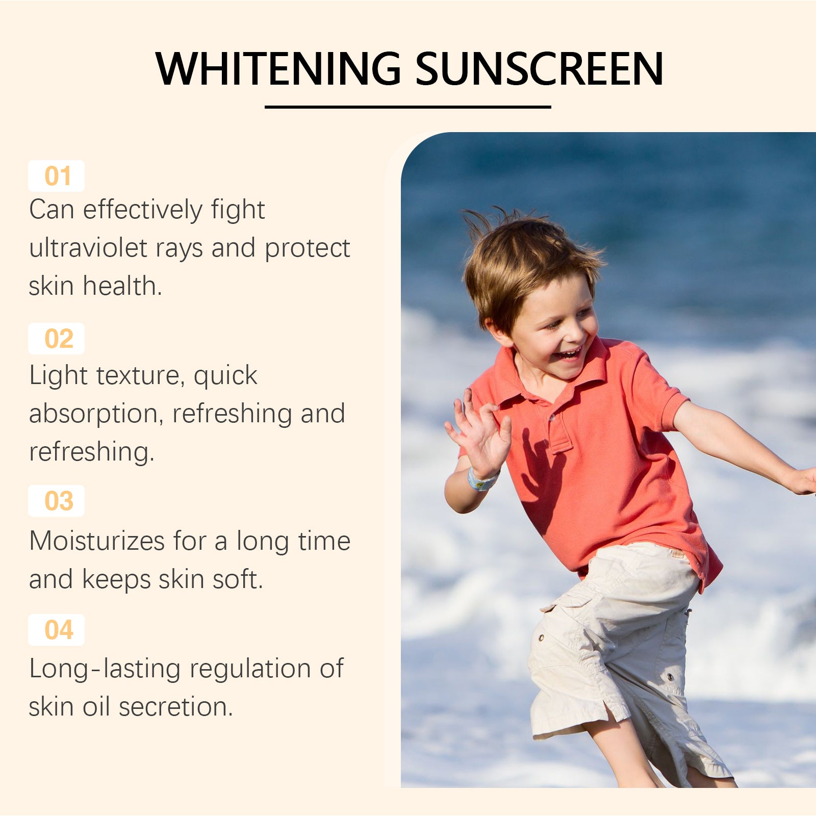 Children's SPF 90+ UV Protection Sunscreen Cream