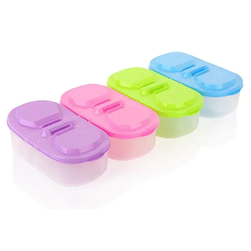  Healthy Plastic Food Container Portable Lunch Box Capacity Camping Picnic Food Fruit Container Storage Box for Kids Dinnerw