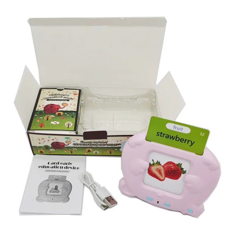 Kids Talking Flash Cards: Learn English, Spanish, French