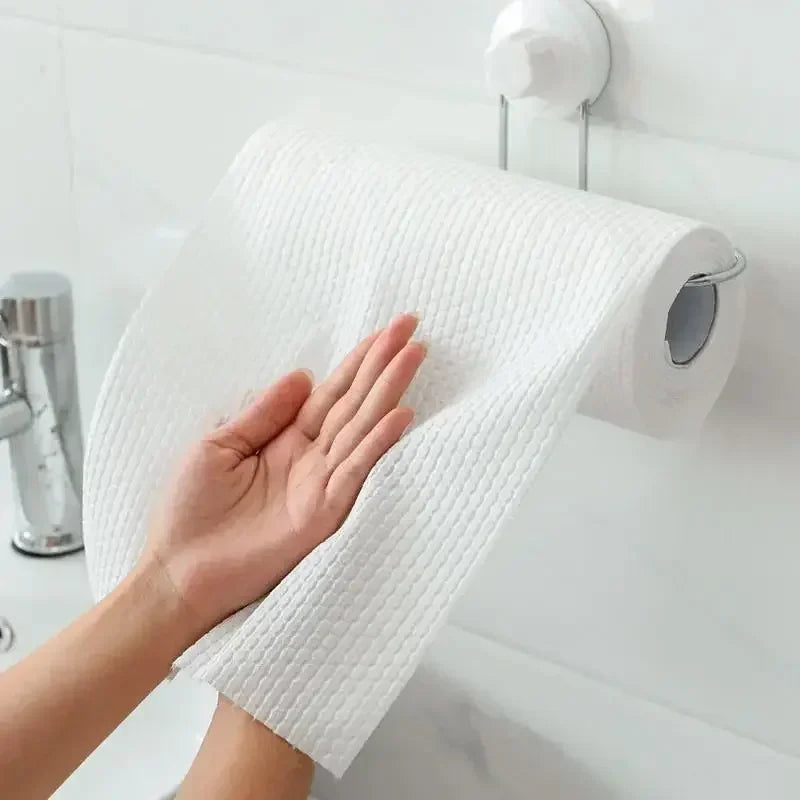 Reusable Kitchen Rags - 500/50pcs Non-Woven Cleaning Cloths