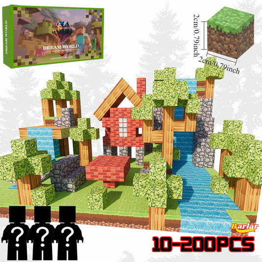 Magnetic Building Blocks STEM Montessori Set 10-200PCS