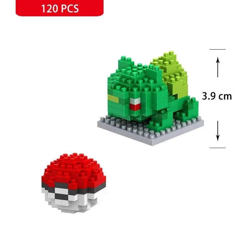 Pokemon Nanoblock Pikachu Set - 66pcs Educational Toy