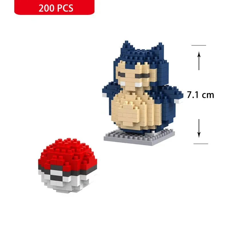 Pokemon Nanoblock Pikachu Set - 66pcs Educational Toy