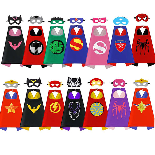 Superhero Capes for Kids - Birthday & Halloween Dress Up
