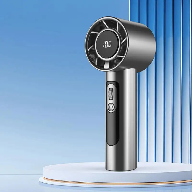 Xiaomi Portable Fan: 100 Speeds, USB Rechargeable, Mini Turbo
