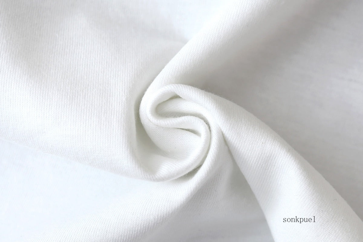 Kids' Cotton T-Shirt: White, Red, Black - Summer Essential