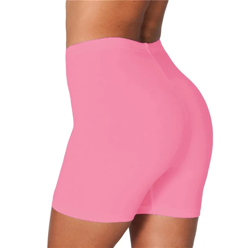 Women’s High-Waist Biker Shorts - Thin Fitness Summer Wear