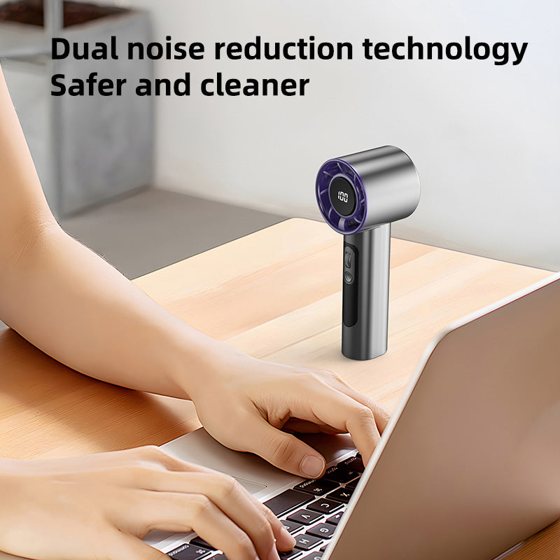 Xiaomi Portable Fan: 100 Speeds, USB Rechargeable, Mini Turbo