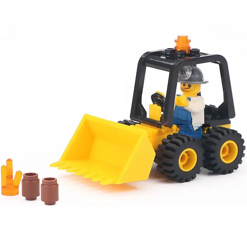 SLUBAN Girl Food Truck Building Blocks Toy Set
