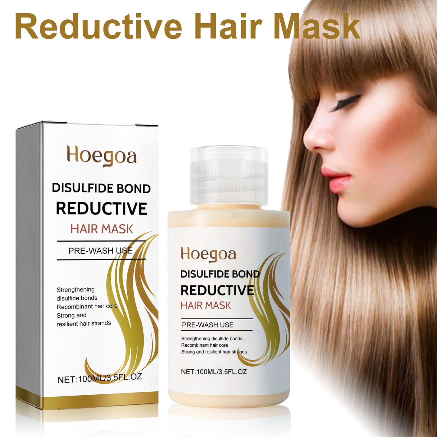 Keratin Hair Mask: 5 Sec Repair for Frizzy, Shiny Hair