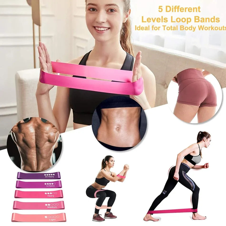 Resistance Bands for Yoga & Gym - WOSWEIR Fitness Equipment