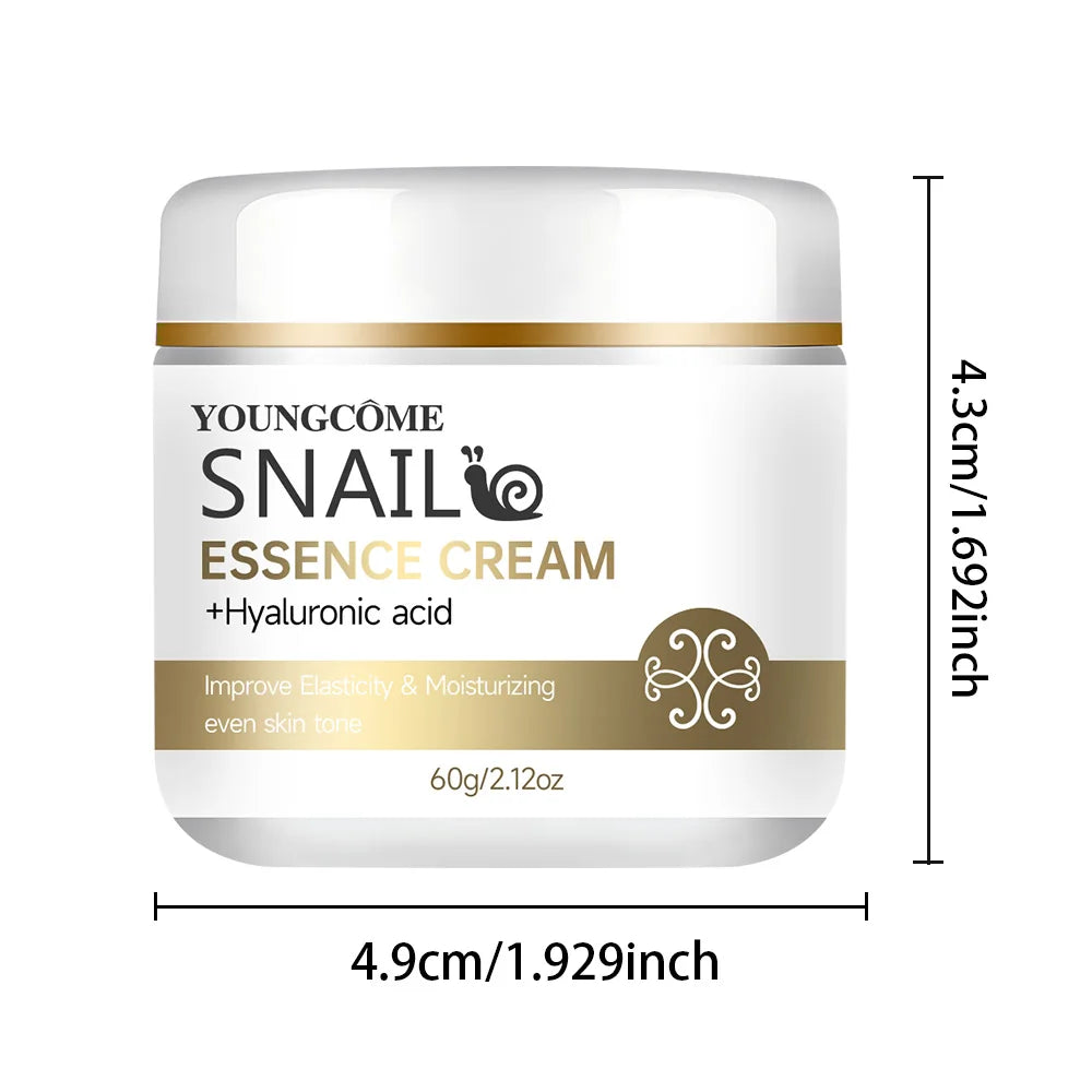 Youngcome Snail Essence Cream: Hyaluronic & Retinol Moisturizer